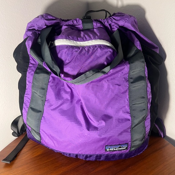 Patagonia Bags Patagonia Ultralight Black Hole Tote Pack 27l Purple Poshmark